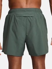 Nike Dark Green Dri-FIT Challenger 5 inch Brief Lined Running Shorts - Image 3 of 10