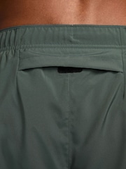Nike Dark Green Dri-FIT Challenger 5 inch Brief Lined Running Shorts - Image 8 of 10