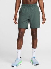 Nike Green 7 Inch Dri-FIT Challenger 7 inch Unlined Running Shorts - Image 1 of 9