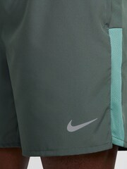 Nike Green 7 Inch Dri-FIT Challenger 7 inch Unlined Running Shorts - Image 9 of 9
