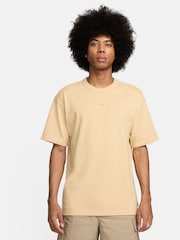 Nike Beige Dri-FIT Sportswear Premium Essentials T-Shirt - Image 5 of 7