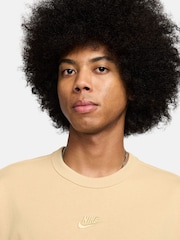 Nike Beige Dri-FIT Sportswear Premium Essentials T-Shirt - Image 7 of 7
