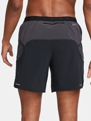Nike Black Dri-FIT Trail Second Sunrise 7 inch Brief Lined Running Shorts - Image 3 of 10
