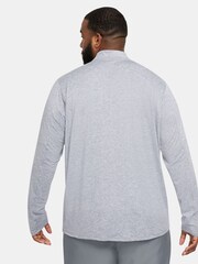 Nike Smoke Grey Element Quarter Zip Running Top - Image 2 of 8