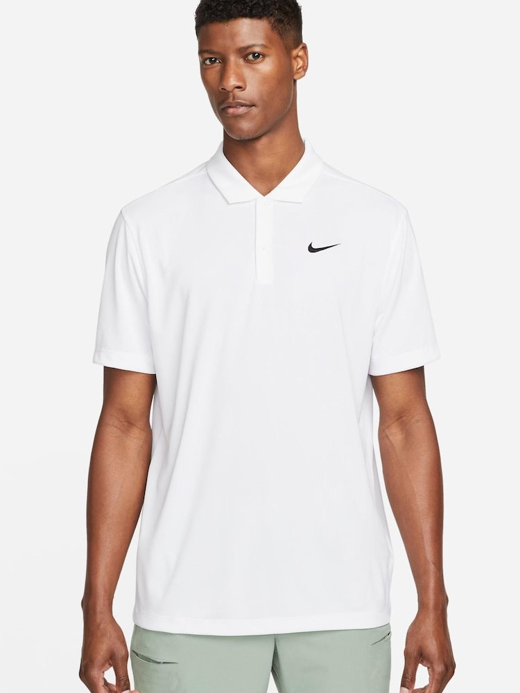 Nike White Court Dri-FIT Tennis Polo Shirt - Image 1 of 9