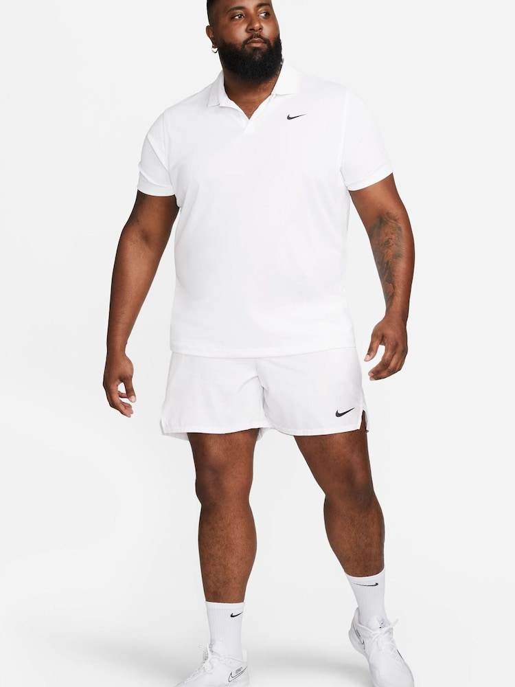 Nike White Court Dri-FIT Tennis Polo Shirt - Image 9 of 9