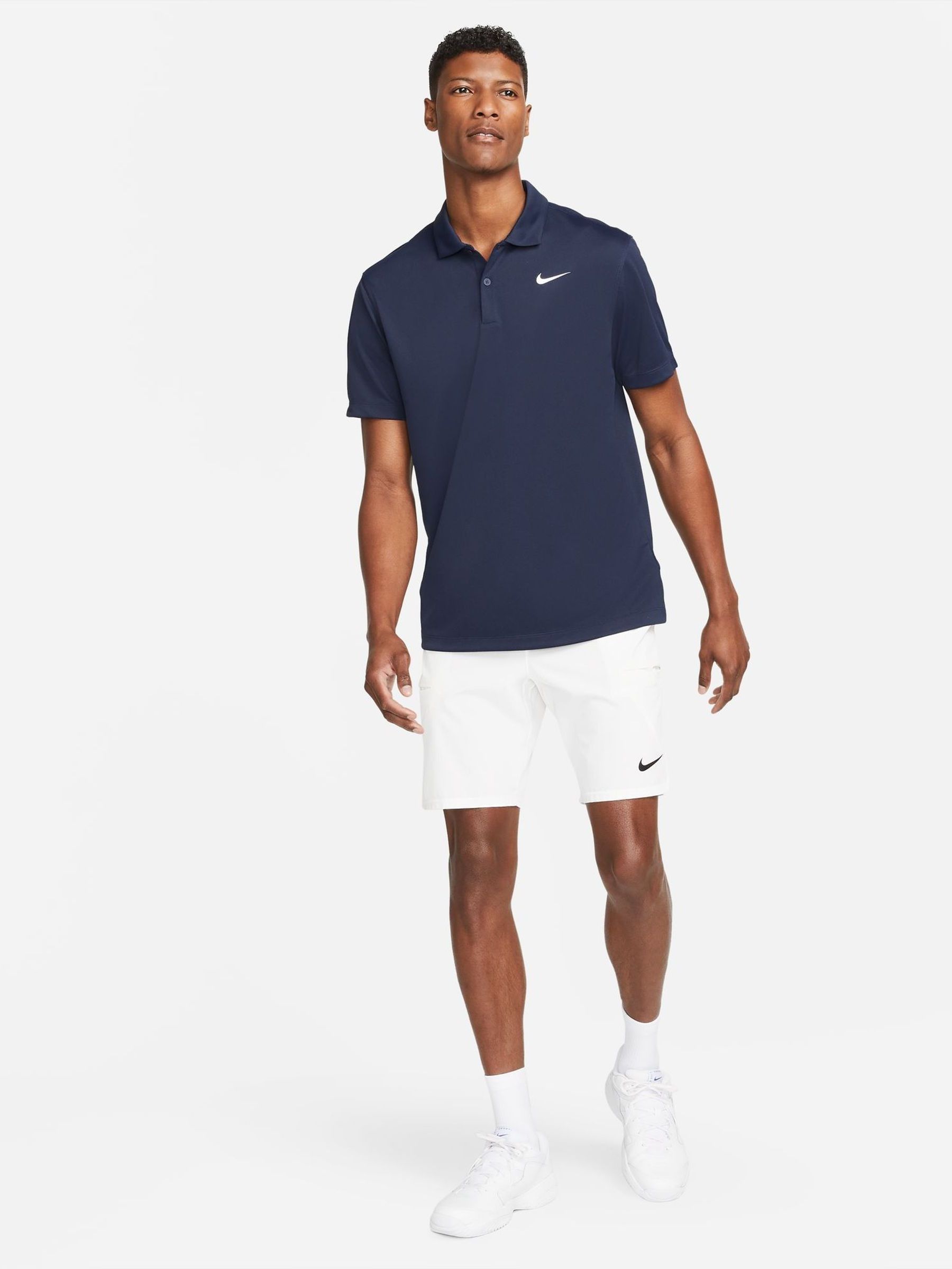 Next：日本 ネイビー ブルー - Nike Court Dri-FIT ゴルフ ポロシャツ