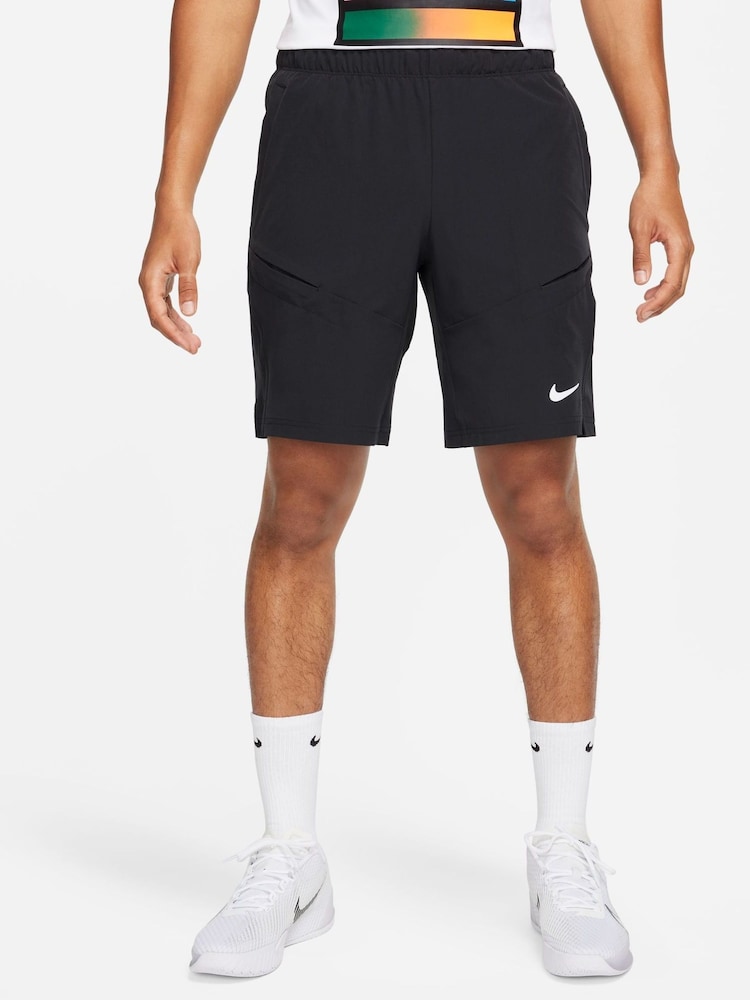 Nike Black Dri-FIT Advantage Tennis Short - Image 1 of 8