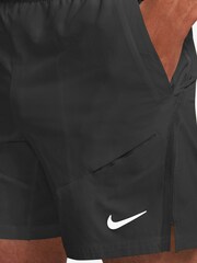 Nike Black Dri-FIT Advantage Tennis 7 Inch Shorts - Image 5 of 8