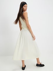 River Island Yellow Pony Tipped Midi Dress - Image 4 of 4