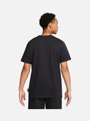 Nike Black Sportswear Graphic 100% Cotton T-Shirt - Image 2 of 9