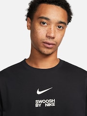 Nike Black Sportswear Graphic 100% Cotton T-Shirt - Image 3 of 9