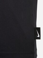 Nike Black Sportswear Graphic 100% Cotton T-Shirt - Image 4 of 9