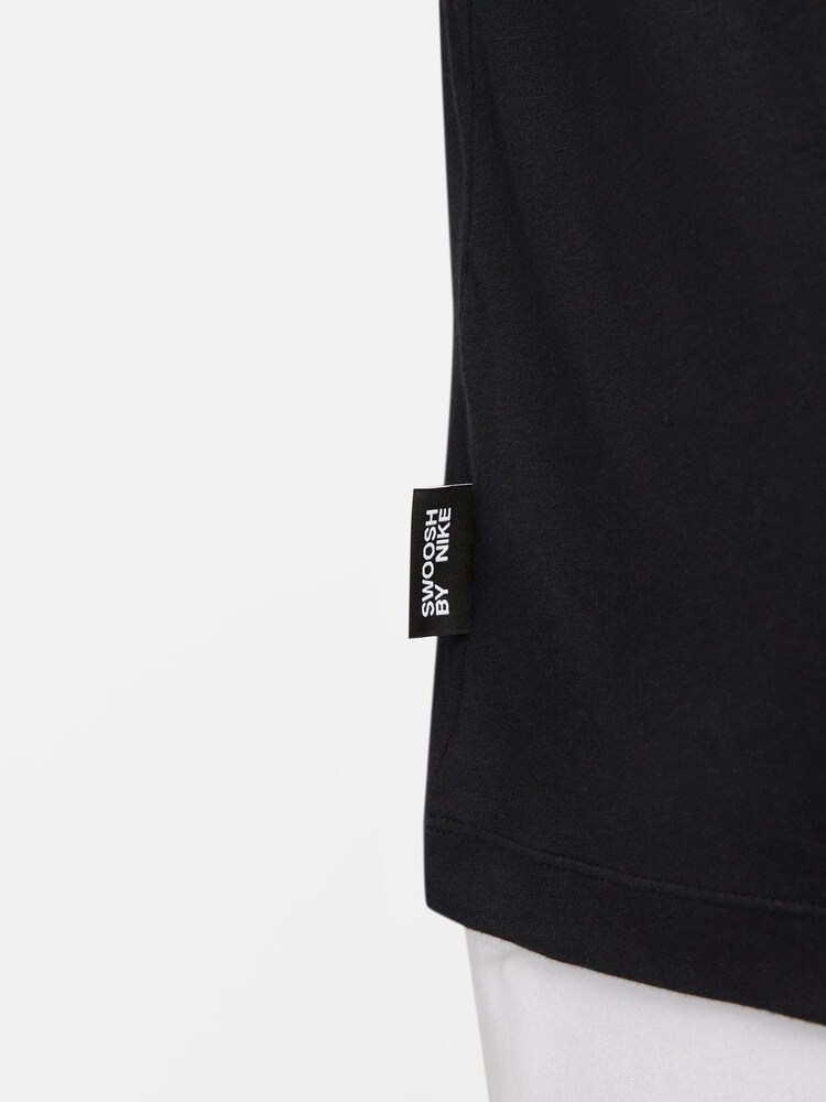 Nike Black Sportswear Graphic 100% Cotton T-Shirt - Image 9 of 9