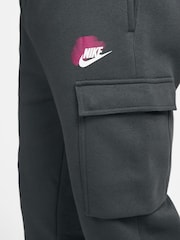 Nike Black/Grey Standard Issue Cargo Joggers - Image 4 of 6