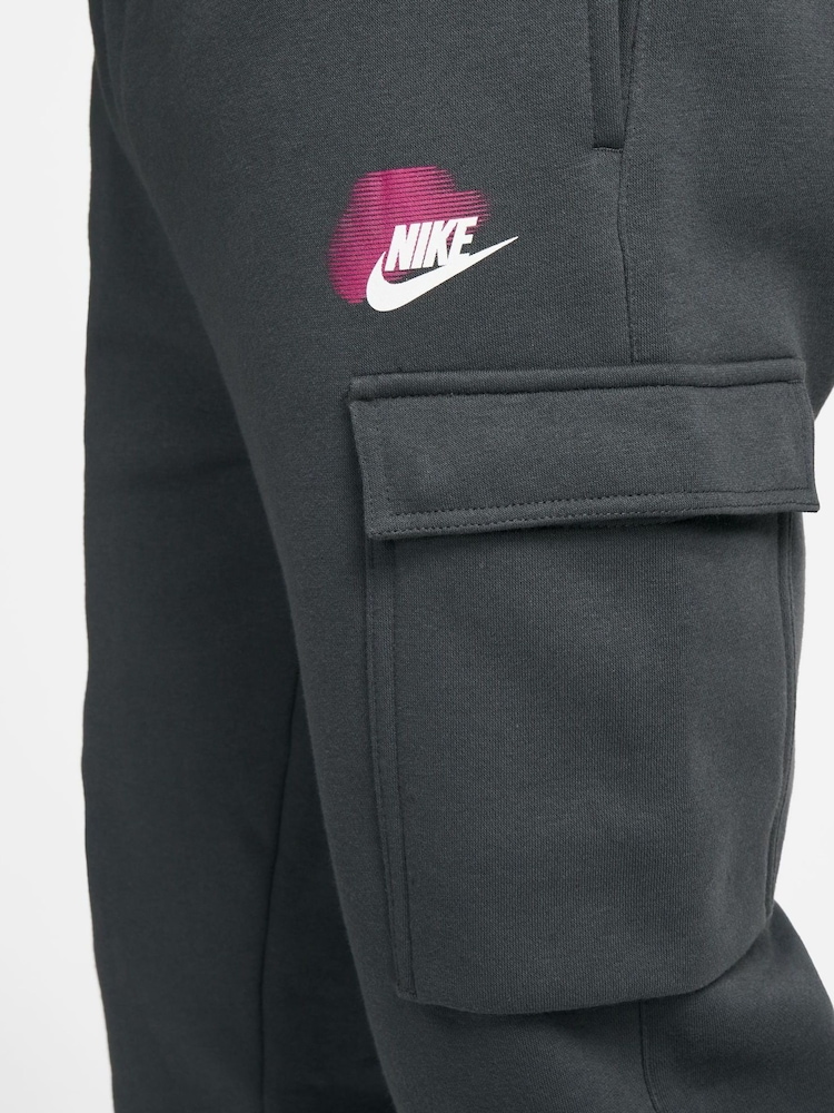 Buy Nike Black/Grey Standard Issue Cargo Joggers from Next Netherlands