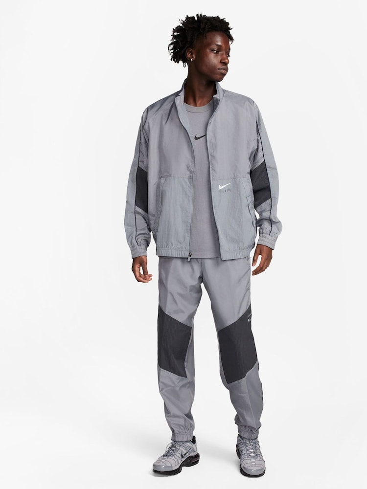 Nike Black/Grey Sportswear Air Woven Joggers - Image 6 of 6