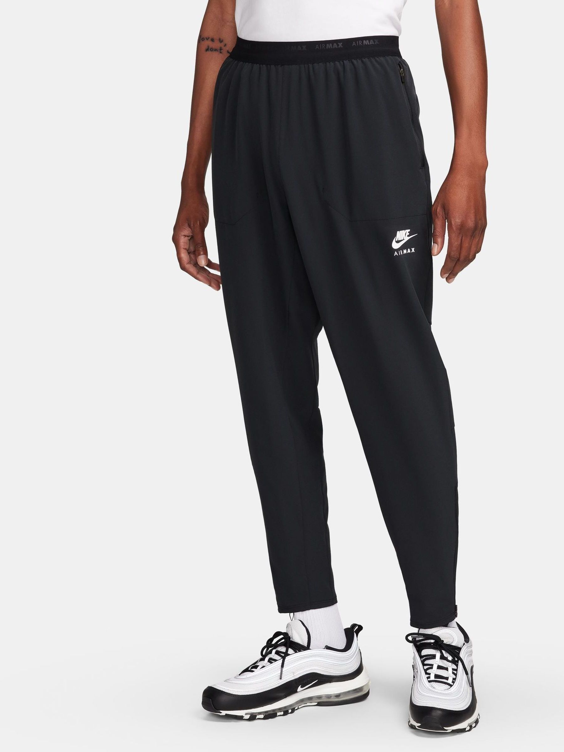 Nike air max black joggers clearance