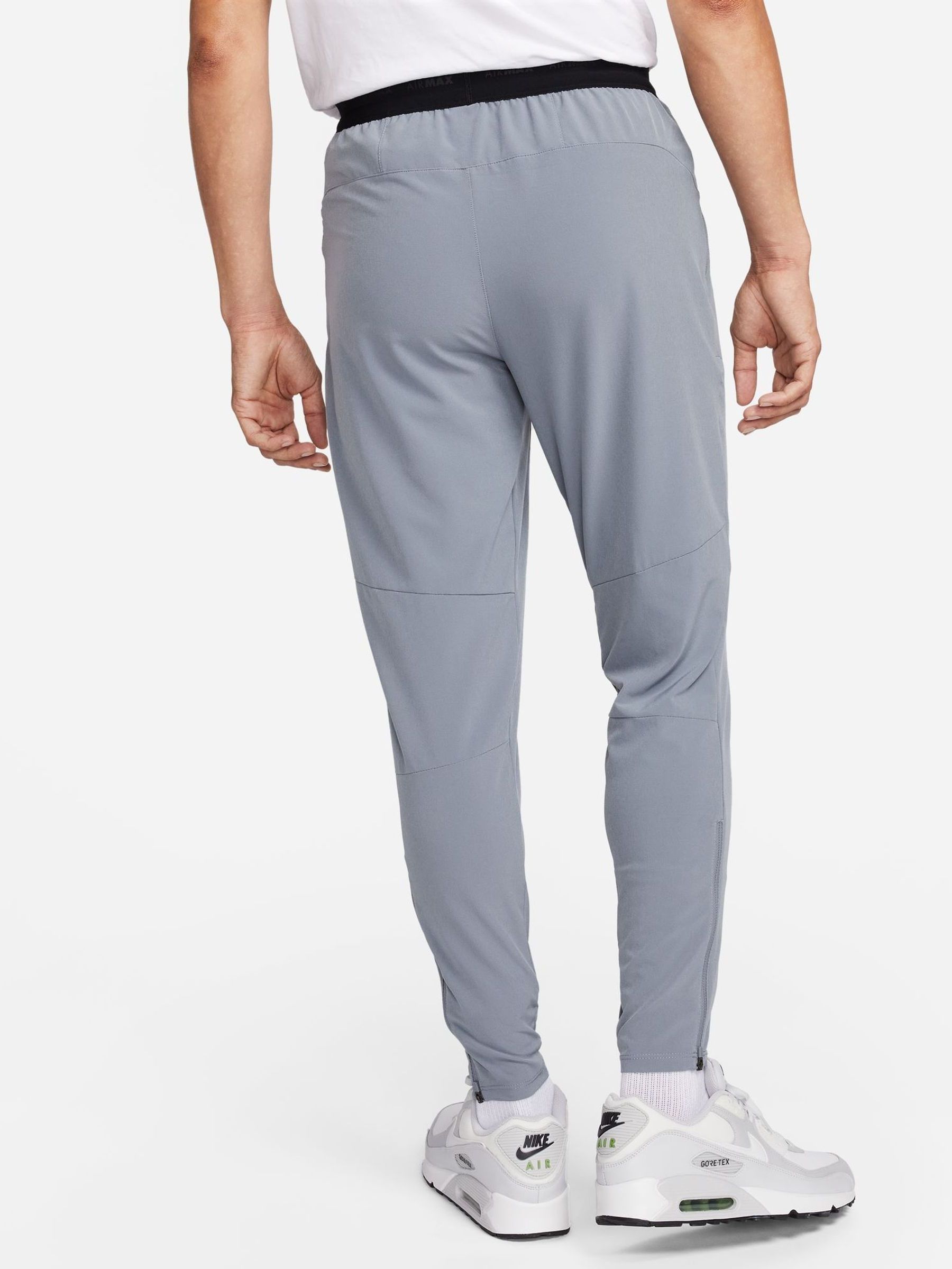 Nike air cuffed woven joggers in grey best sale