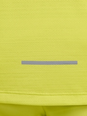 Nike Yellow Dri-FIT Miler Breathe Running T-Shirt - Image 5 of 8