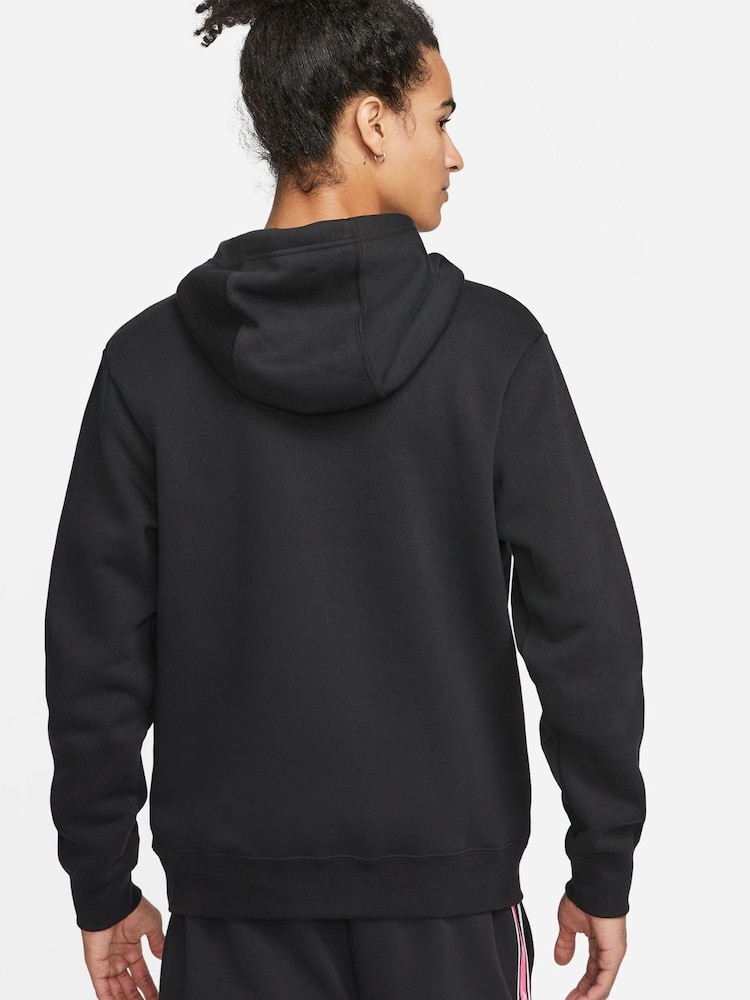 Nike Black/Pink Sportswear Repeat Pullover Hoodie - Image 2 of 6