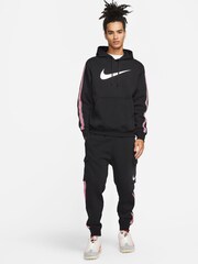 Nike Black/Pink Sportswear Repeat Pullover Hoodie - Image 6 of 6
