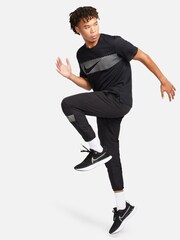 Nike Black Miler Flash Running T-Shirt - Image 6 of 9