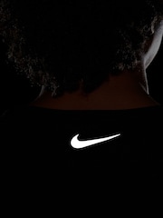 Nike Black Miler Flash Running T-Shirt - Image 8 of 9