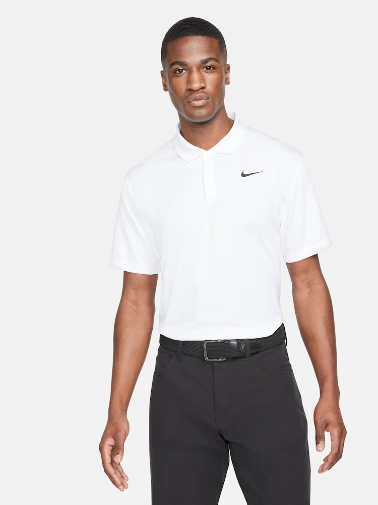 Nike White Dri-FIT Victory Golf Polo Shirt - Image 1 of 9