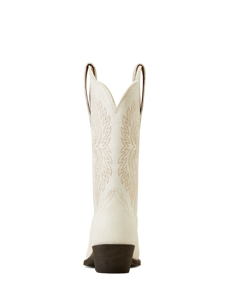Blanco - Botas de estilo western con puntera Heritage de Ariat - Imagen 3 de 3 Blanco - Botas de estilo western con puntera Heritage de Ariat - Imagen 3 de 3