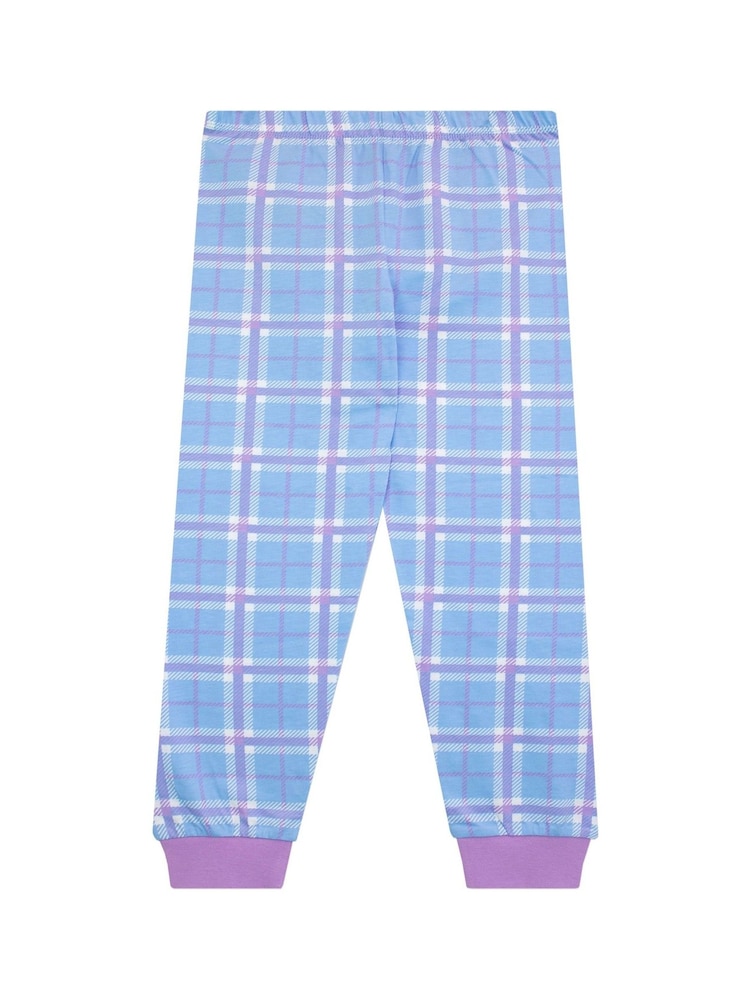 Character Purple Lilo And Stitch Happy Cheeky Moody 100% Cotton Pyjamas - Image 3 of 8