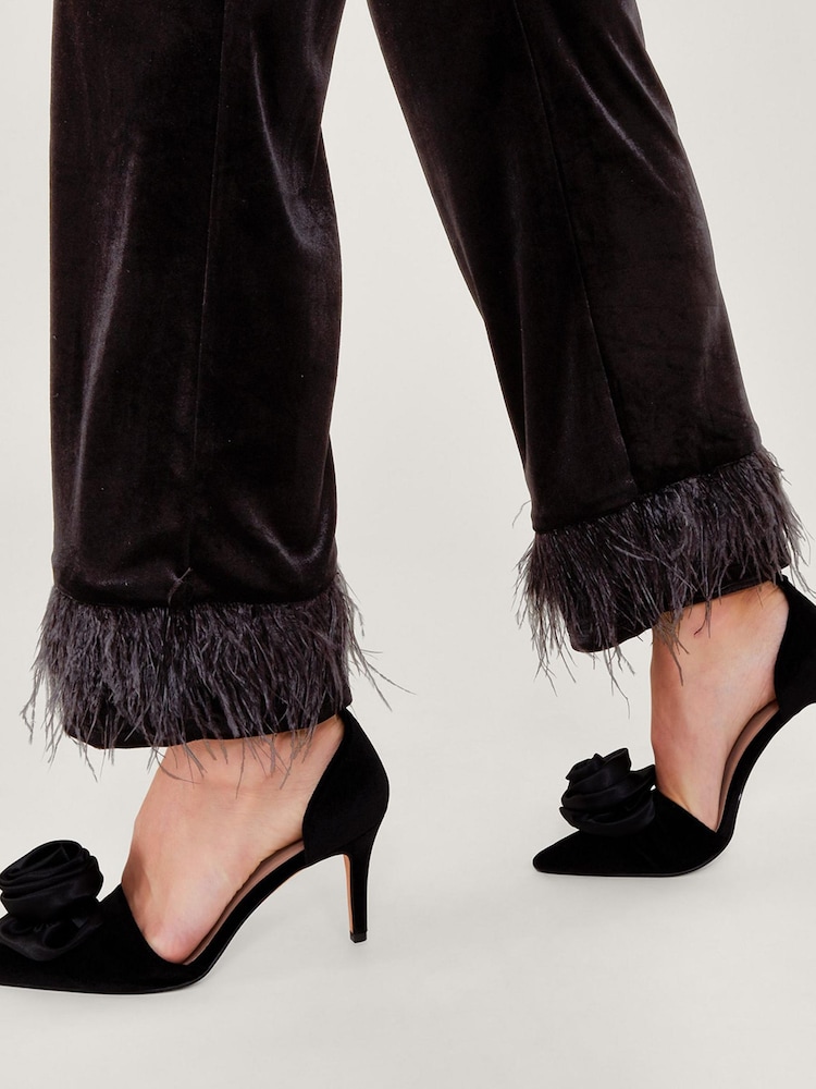 Monsoon Raegan Feather Black Trousers - Image 4 of 4