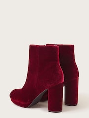 Monsoon Velvet Platform Boots - Image 2 of 3