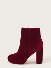 Monsoon Velvet Platform Boots - Image 3 of 3