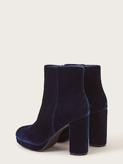Monsoon Velvet Platform Boots - Image 3 of 3