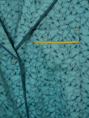 White Stuff Green Nina Organic Pyjamas Shirt - Image 5 of 7
