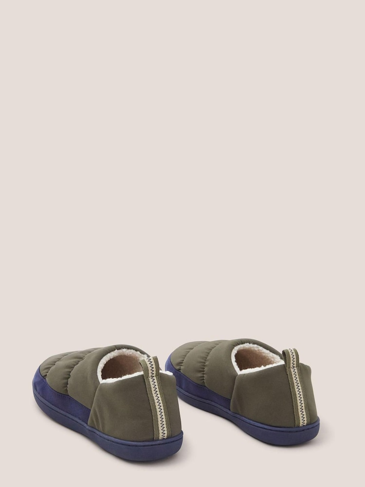 White Stuff Nylon Puffer Slippers - Image 3 of 3
