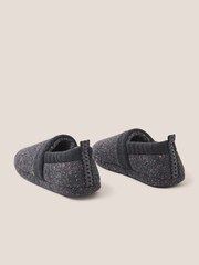 White Stuff Grey Neppy Closed Back Slippers - Image 3 of 3