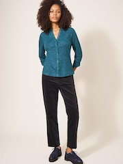 White Stuff Annie Jersey Shirt - Image 3 of 4