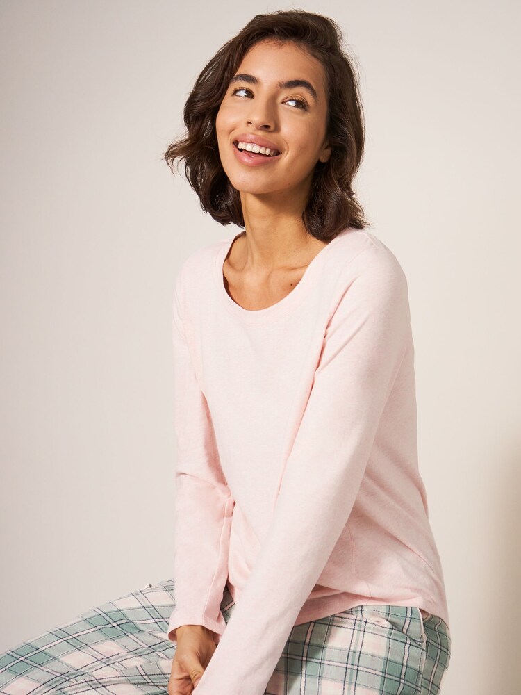 White Stuff Eva Jersey Pyjama Top - Image 1 of 7