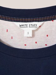 White Stuff Eva Jersey Pyjama Top - Image 3 of 3