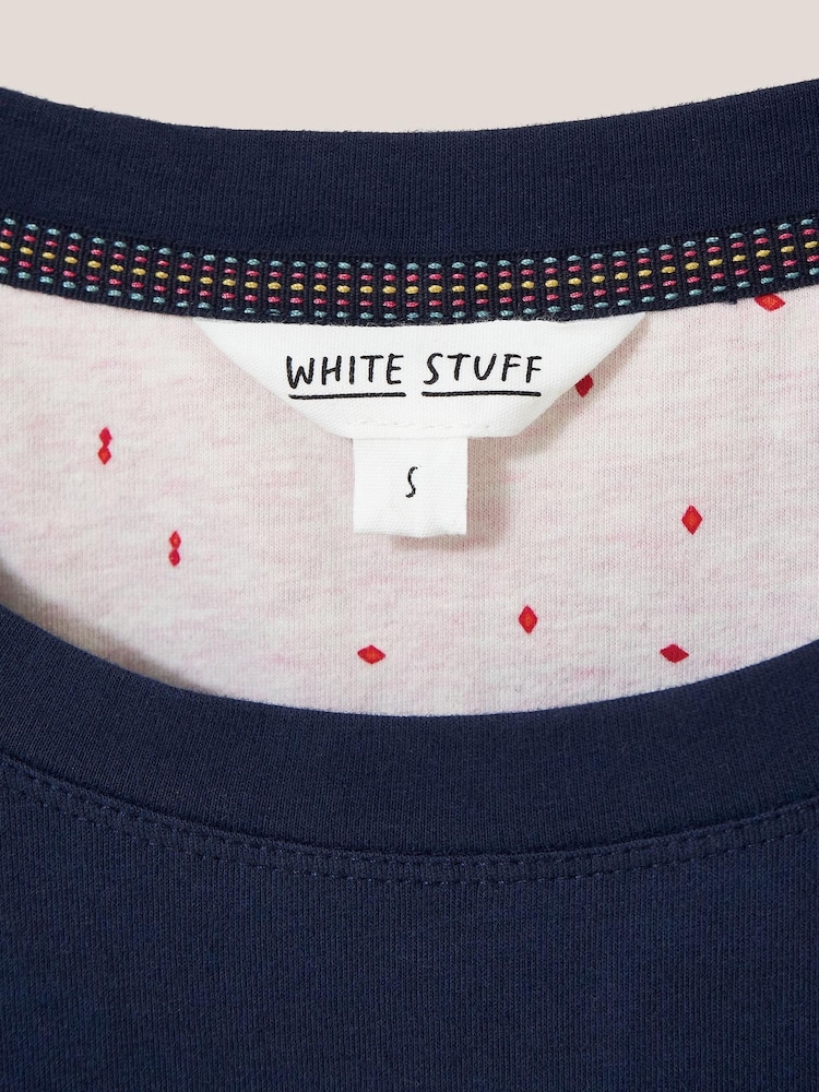 White Stuff Eva Jersey Pyjama Top - Image 3 of 3