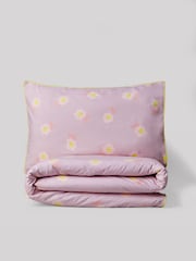 Printed Polycotton Duvet Cover and Pillowcase Bedding Set - Image 5 of 11