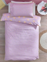 Printed Polycotton Duvet Cover and Pillowcase Bedding Set - Image 7 of 11