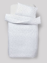 Black/White Hearts 100% Cotton Duvet Cover And Pillowcase Set - Image 4 of 7