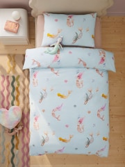 Soft Blue Mermaids 100% Cotton Duvet Cover And Pillowcase Set - Image 3 of 5