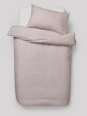 Fig Pink Floral 100% Cotton Printed Bedding Duvet Cover and Pillowcase Set - Image 5 of 7