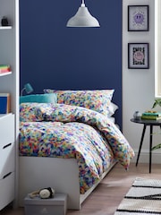 Multi Pixel Pattern 100% Cotton Printed Bedding Duvet Cover and Pillowcase Set - Image 1 of 6
