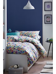 Multi Pixel Pattern 100% Cotton Printed Bedding Duvet Cover and Pillowcase Set - Image 3 of 6