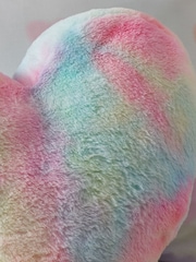 Multi Ombre Rainbow Heart Cushion - Image 3 of 4